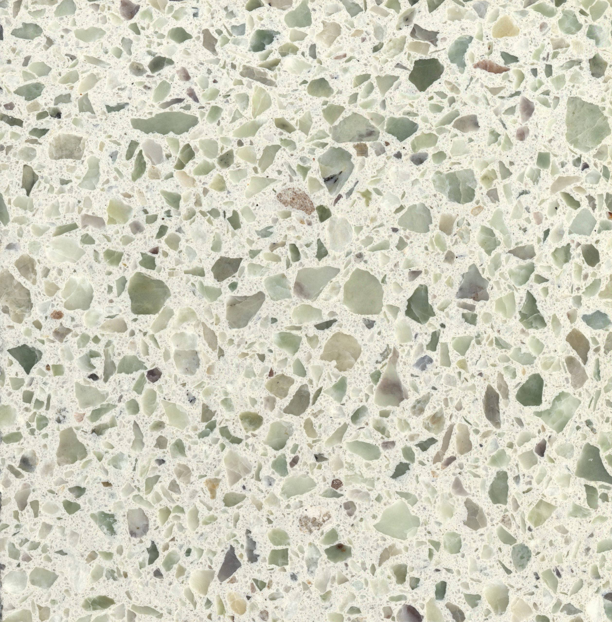 Kireç Yeşili Terrazzo Mermer Duvar Kağıdı