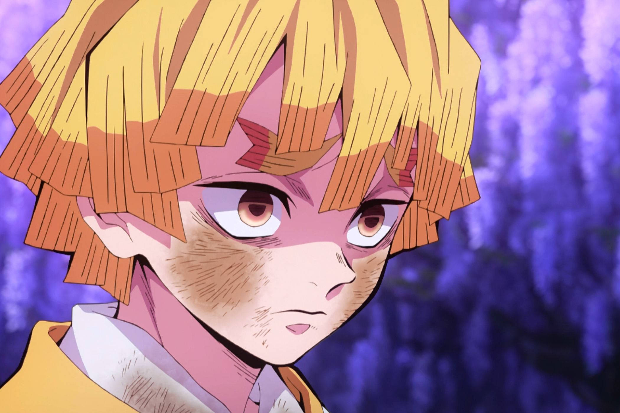 Kirli Zenitsu - Demon Slayer Duvar Kağıdı