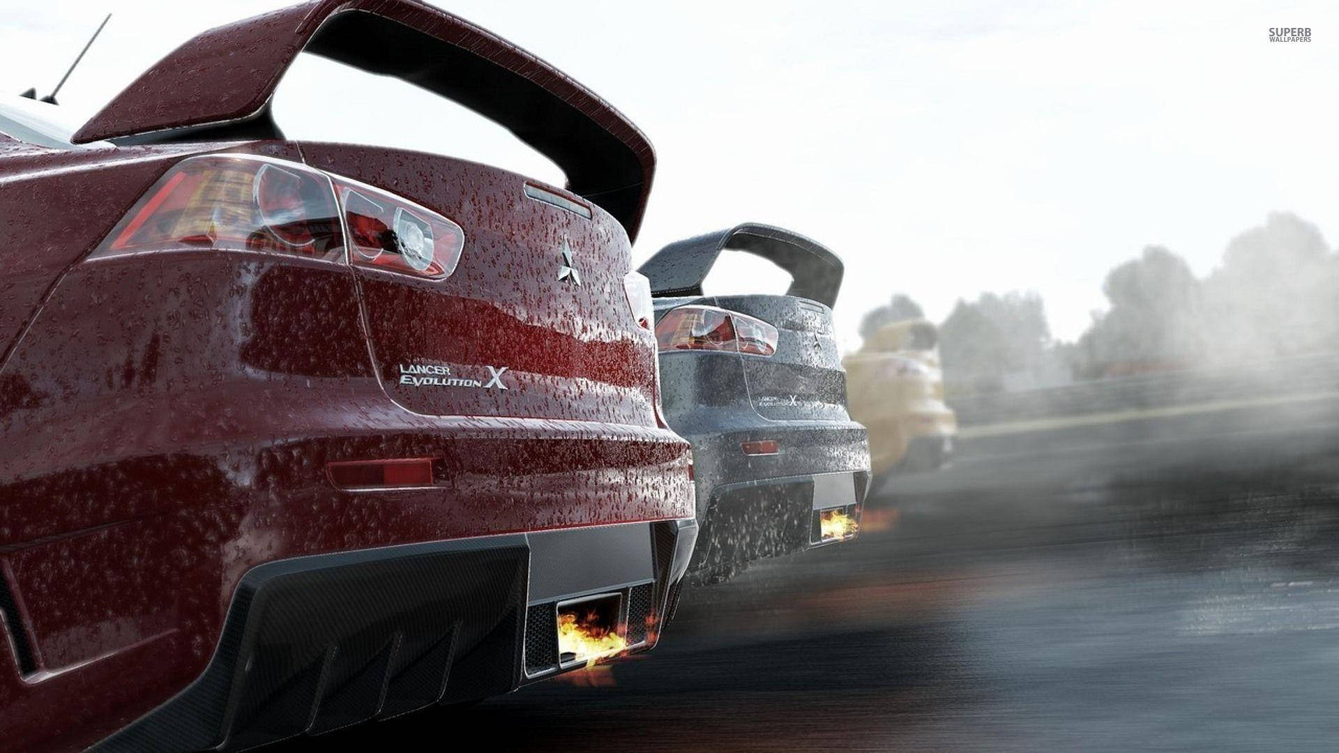 Kırmızı Araba Kesit Görünümü Project Cars Duvar Kağıdı