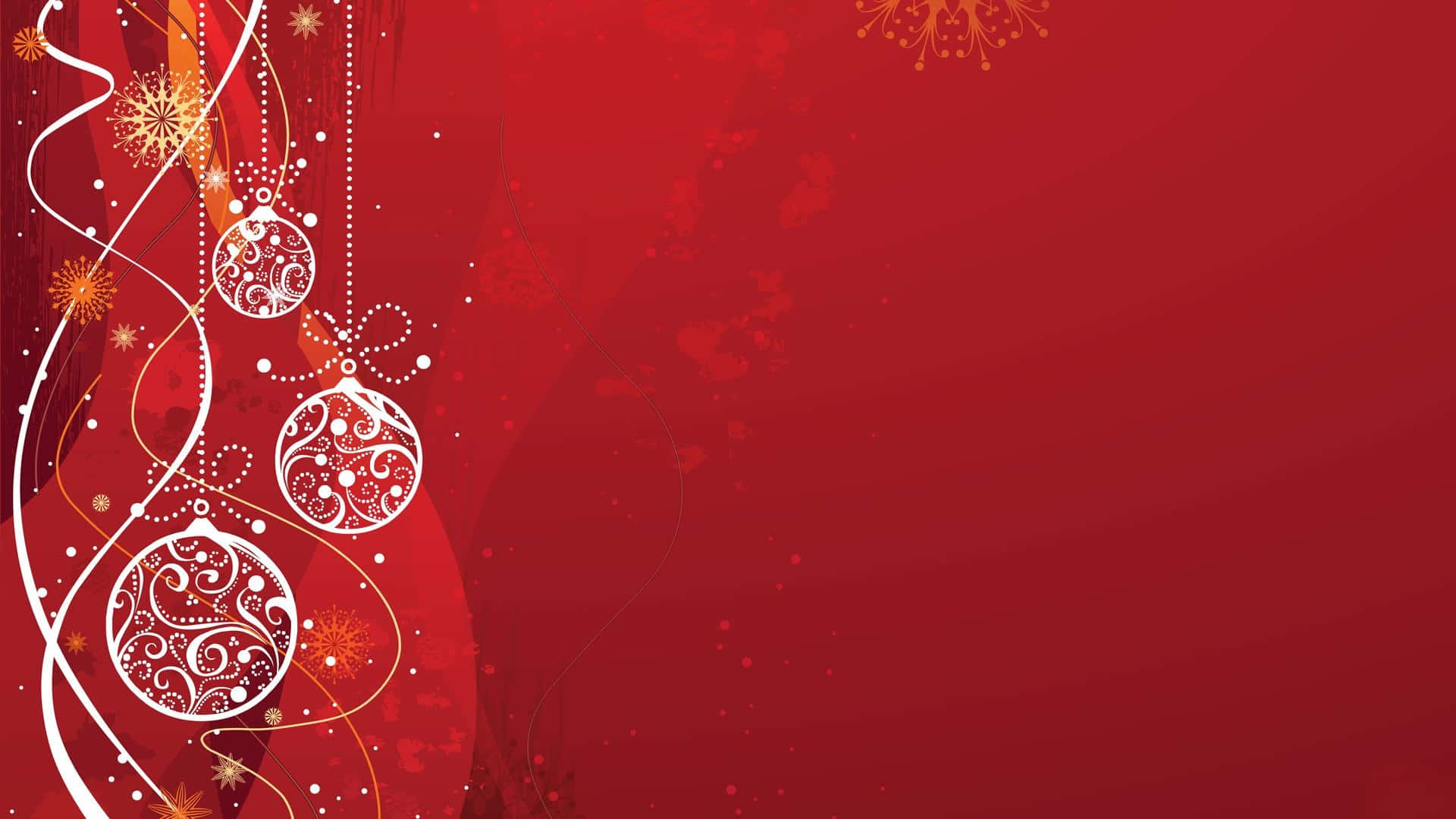 Kırmızı Bir Noel ile Tatil Sezonunu Kutlayın Duvar Kağıdı