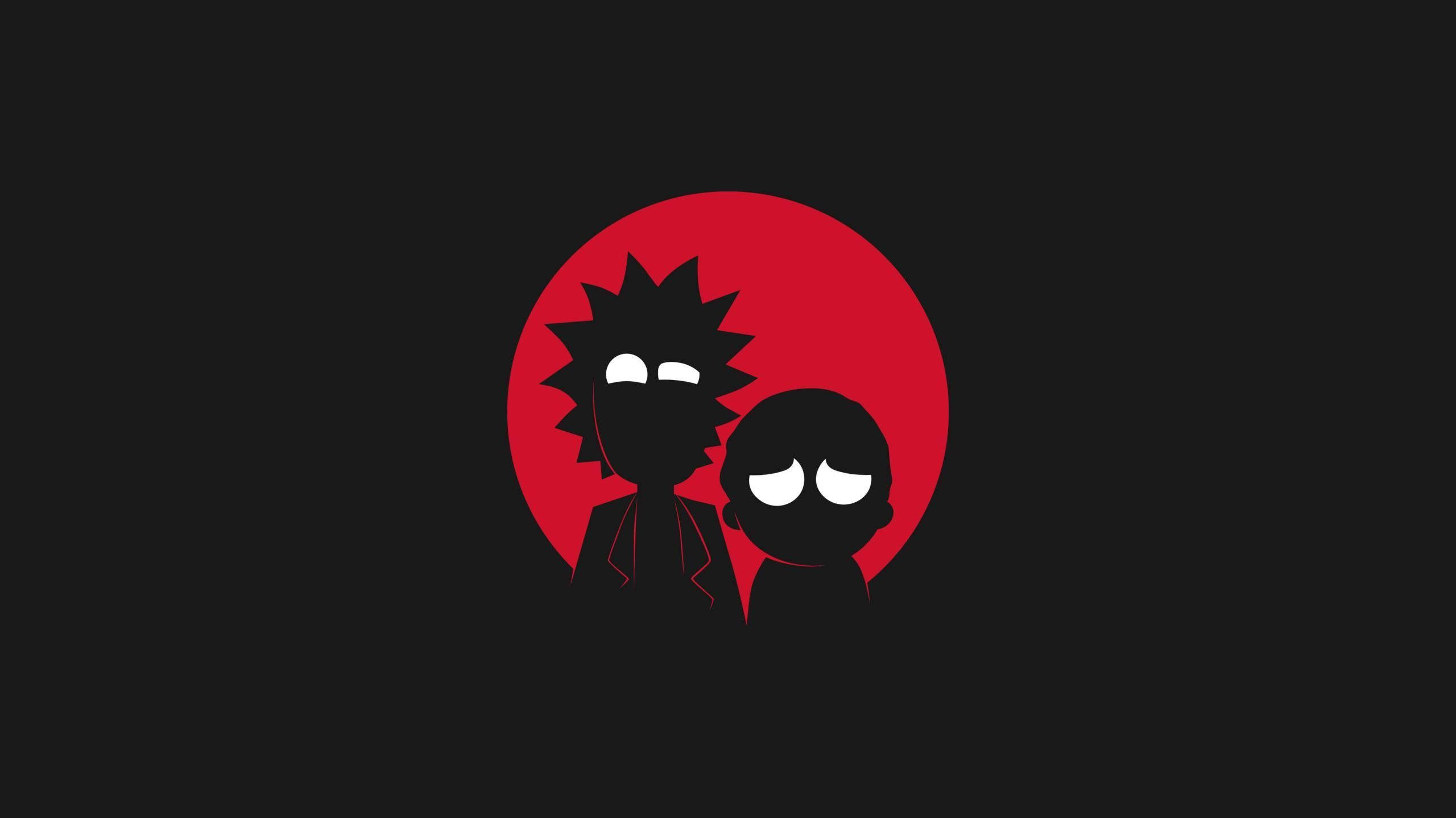 Kırmızı Dope Rick ve Morty Duvar Kağıdı