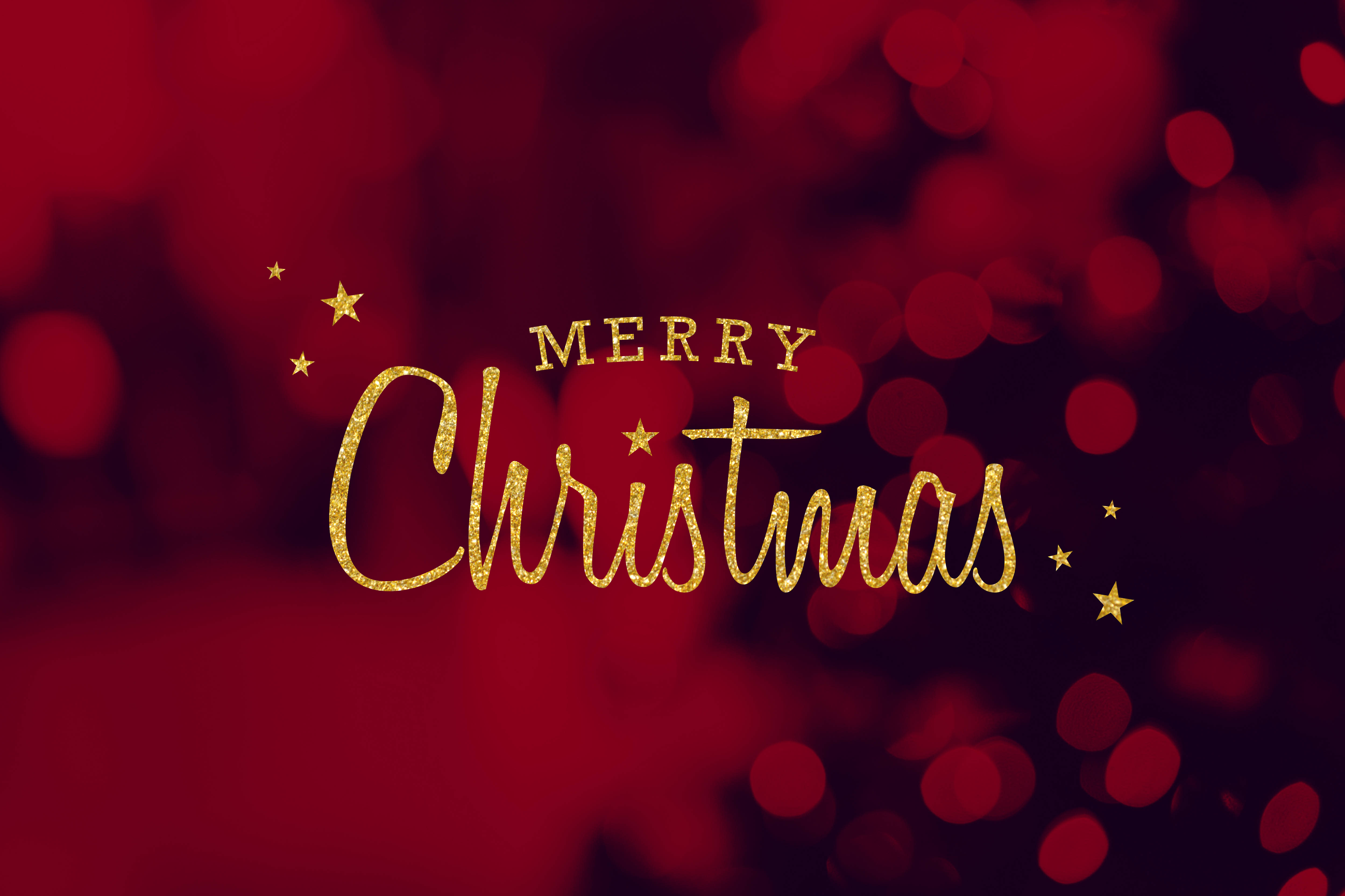 Kırmızı Noel Grafik Posteri Duvar Kağıdı