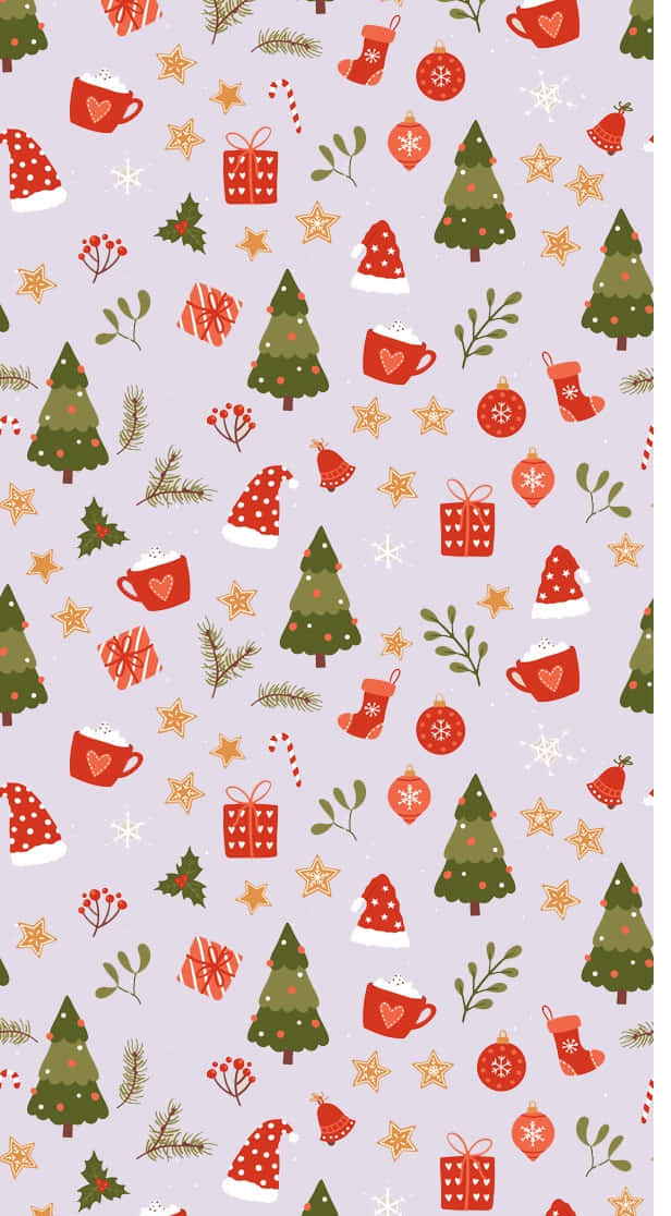 Kırmızı Noel'in neşesini yayın! Duvar Kağıdı