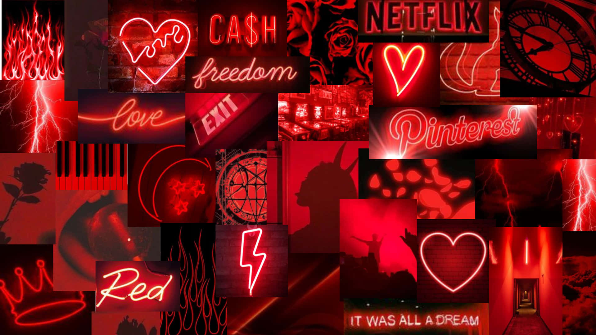 Kırmızının Güzelliği Duvar Kağıdı