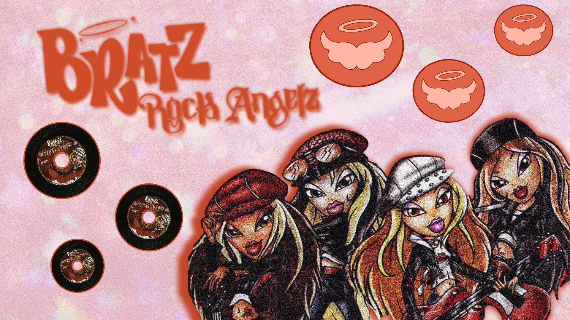 Kız Grubu Bratz Estetiği Rock Angelz Duvar Kağıdı