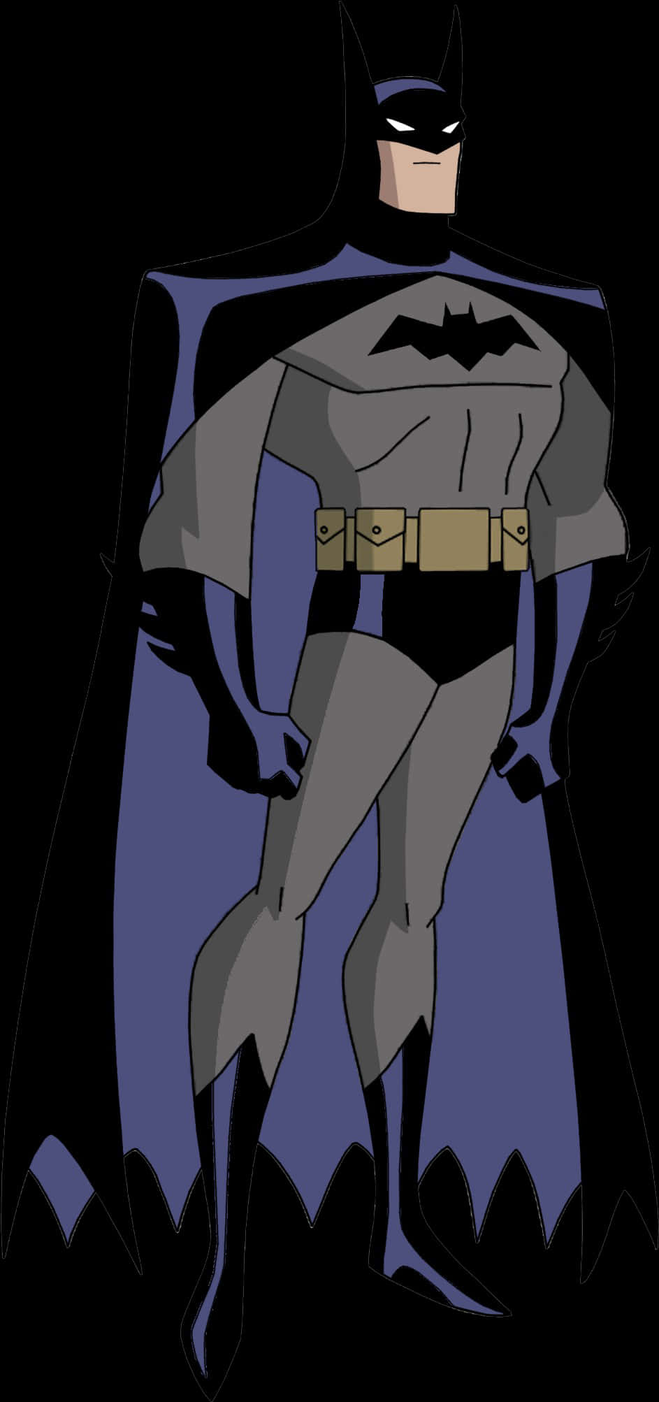 Klasik Animasyon Batman Duruşu Duvar Kağıdı