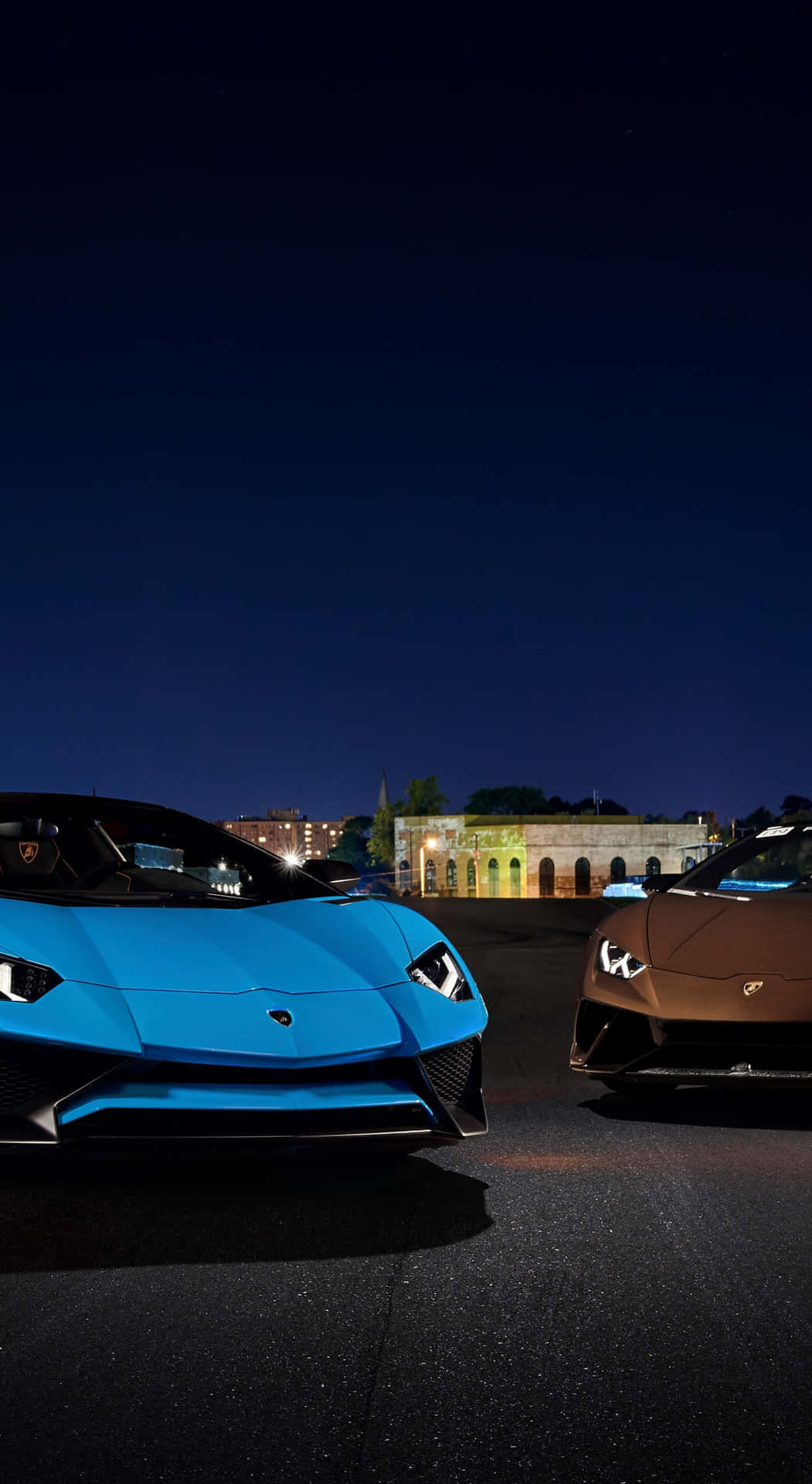 Klasik Mavi Lamborghini iPhone Duvar Kağıdı
