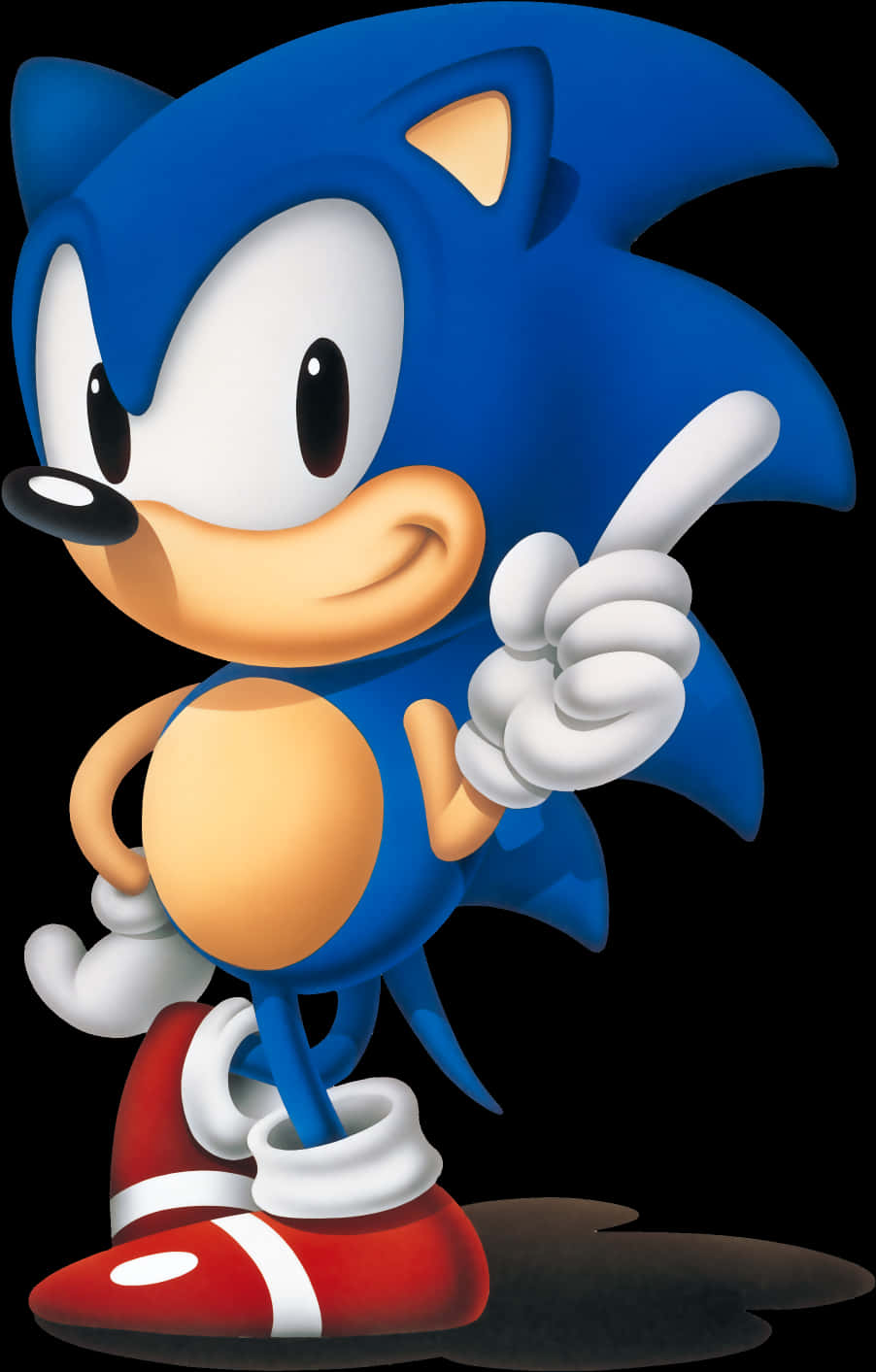 Klasik Sonic Duruşu Duvar Kağıdı