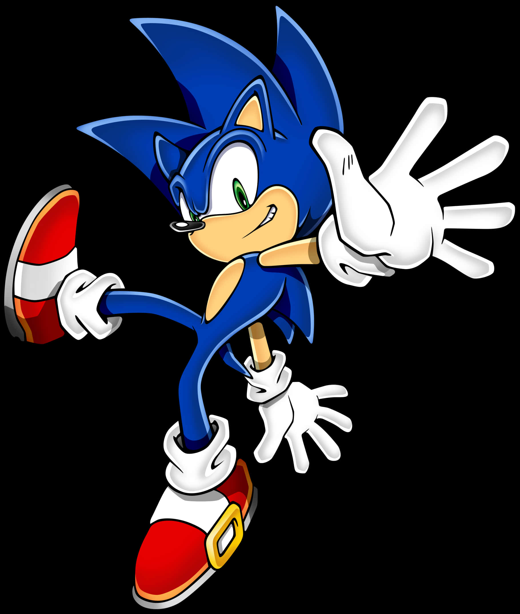 Klasik Sonic Duruşu Duvar Kağıdı