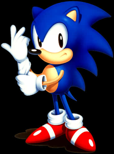 Klasik Sonic Duruşu Duvar Kağıdı