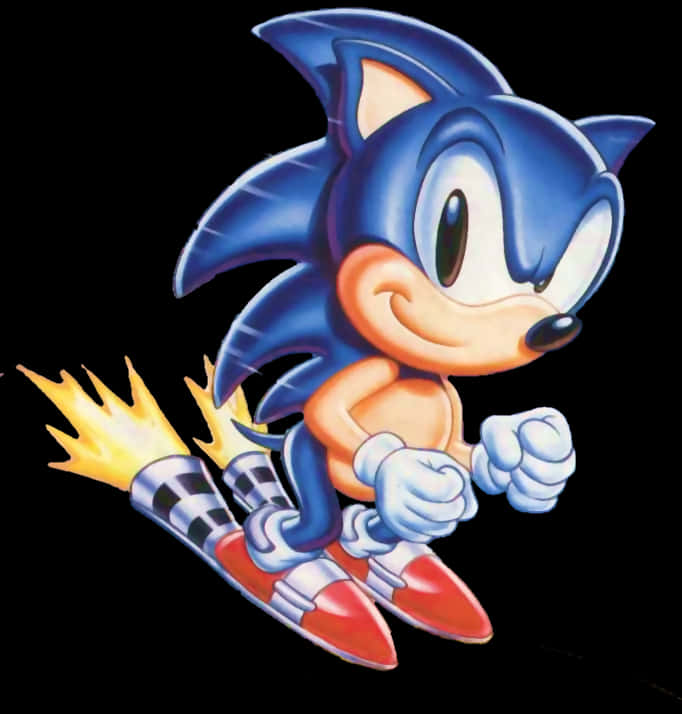 Klasik Sonic Hızlanıyor Duvar Kağıdı