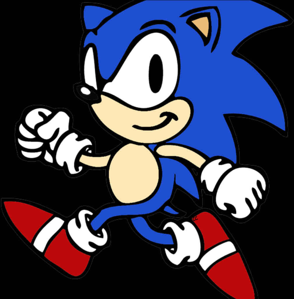 Klasik Sonic The Hedgehog Duruşu Duvar Kağıdı