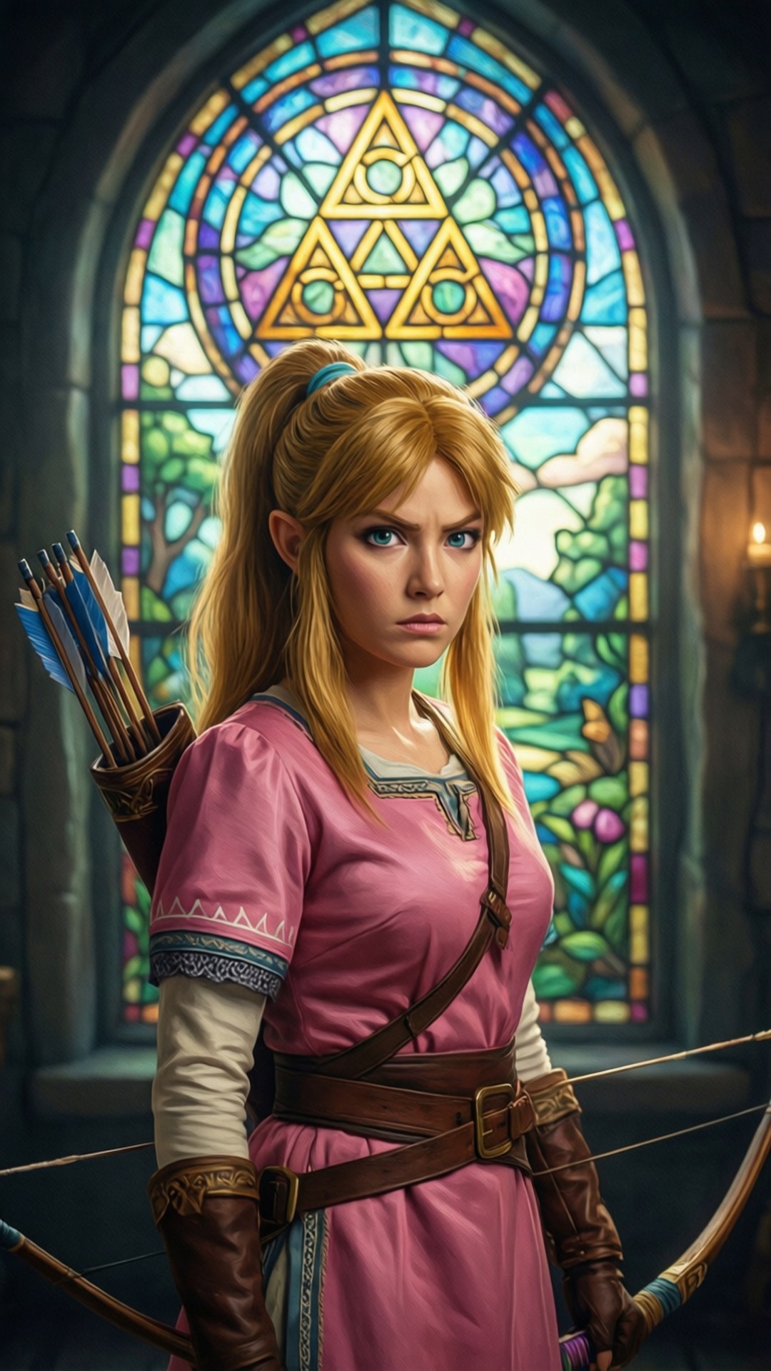 Klasik Zelda Portresi Duvar Kağıdı