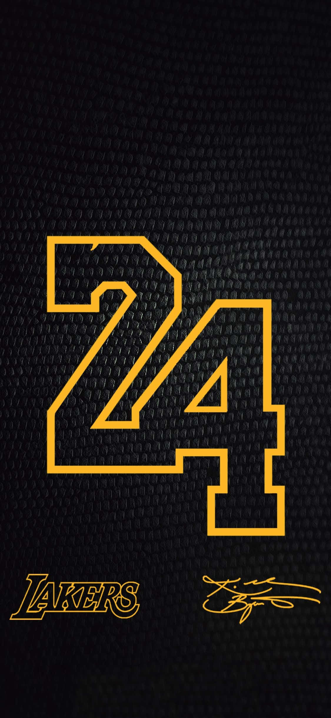 Kobe Bryant'ın 24 Logosu Duvar Kağıdı