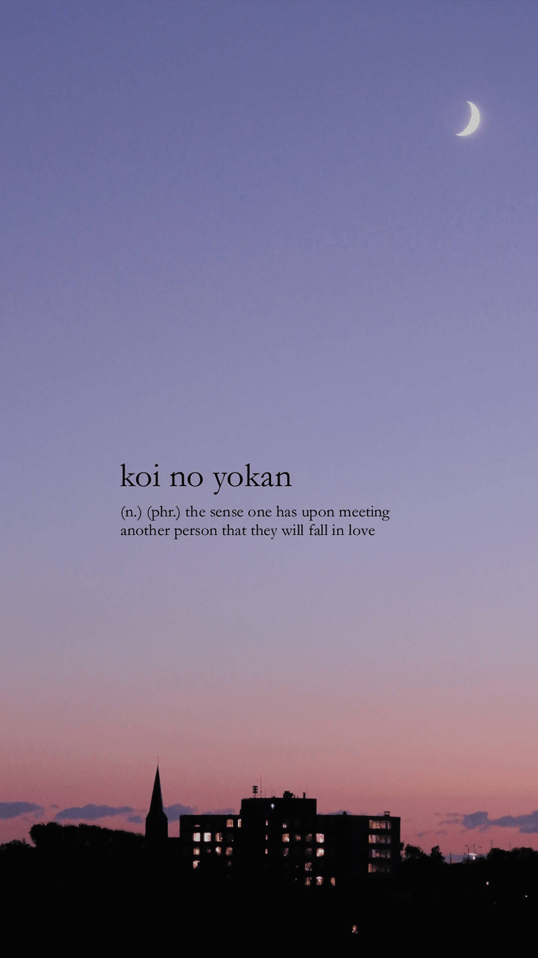 Koi No Yokan estetik sözler duvar kağıdı