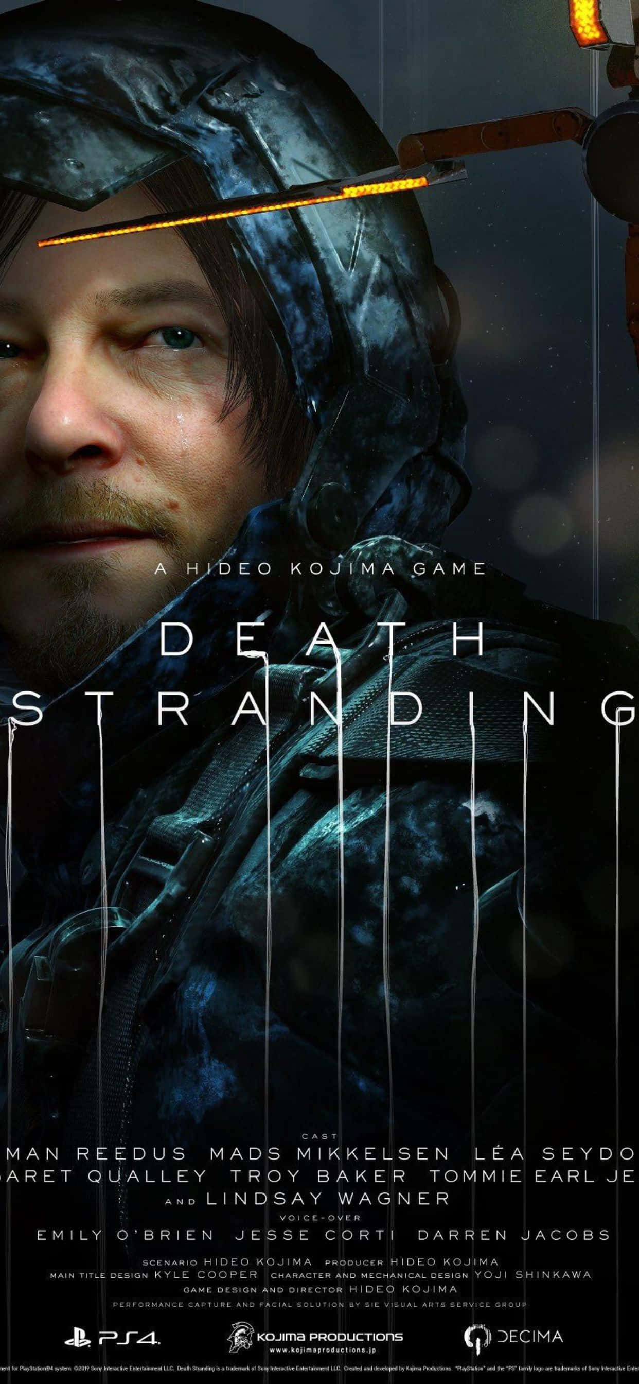 Kojima'nın En Yeni Gişe Rekoru Kıran Oyunu 'Death Stranding', iPhone Xs Max için Tasarlanmış. Duvar Kağıdı