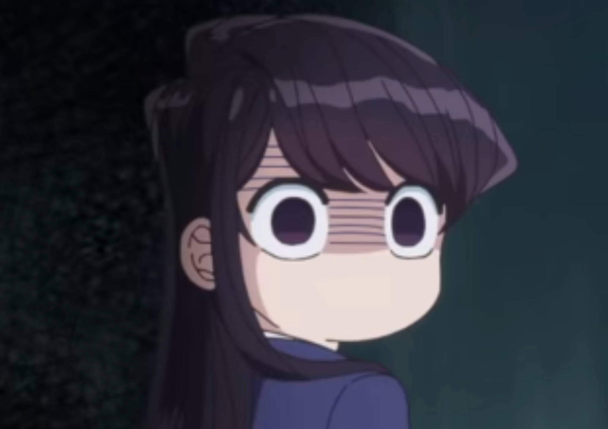 Komi San Japon Chibi Manga Karakteri Duvar Kağıdı