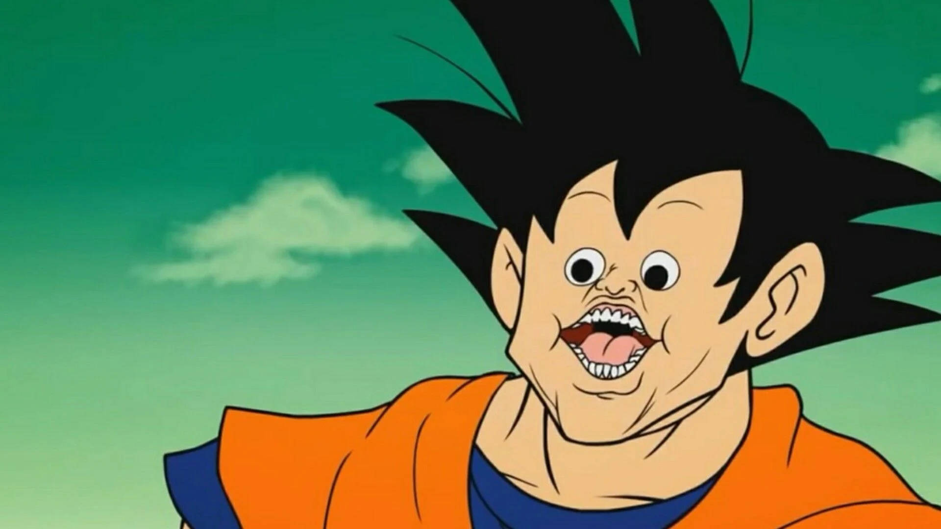 Komik Anime Goku Meme Yüzü Duvar Kağıdı