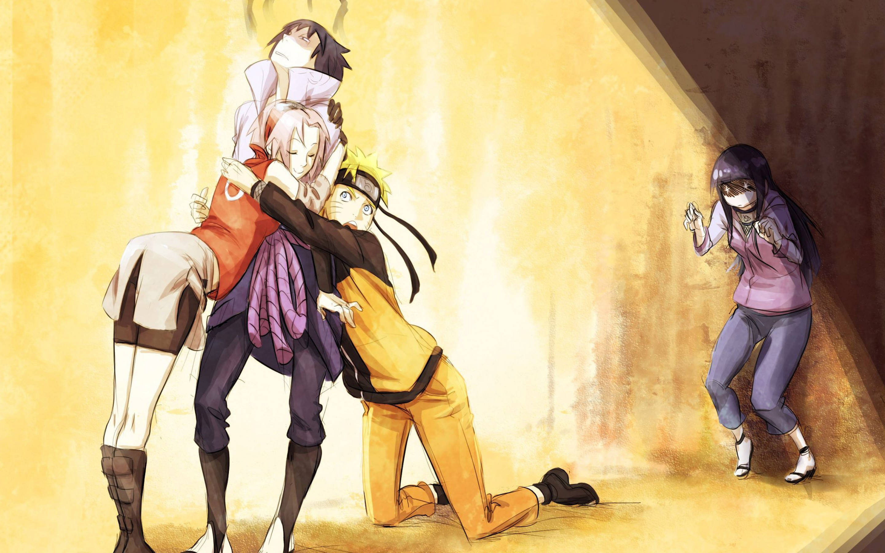 Komik Anime Naruto Hayran Sanatı Duvar Kağıdı