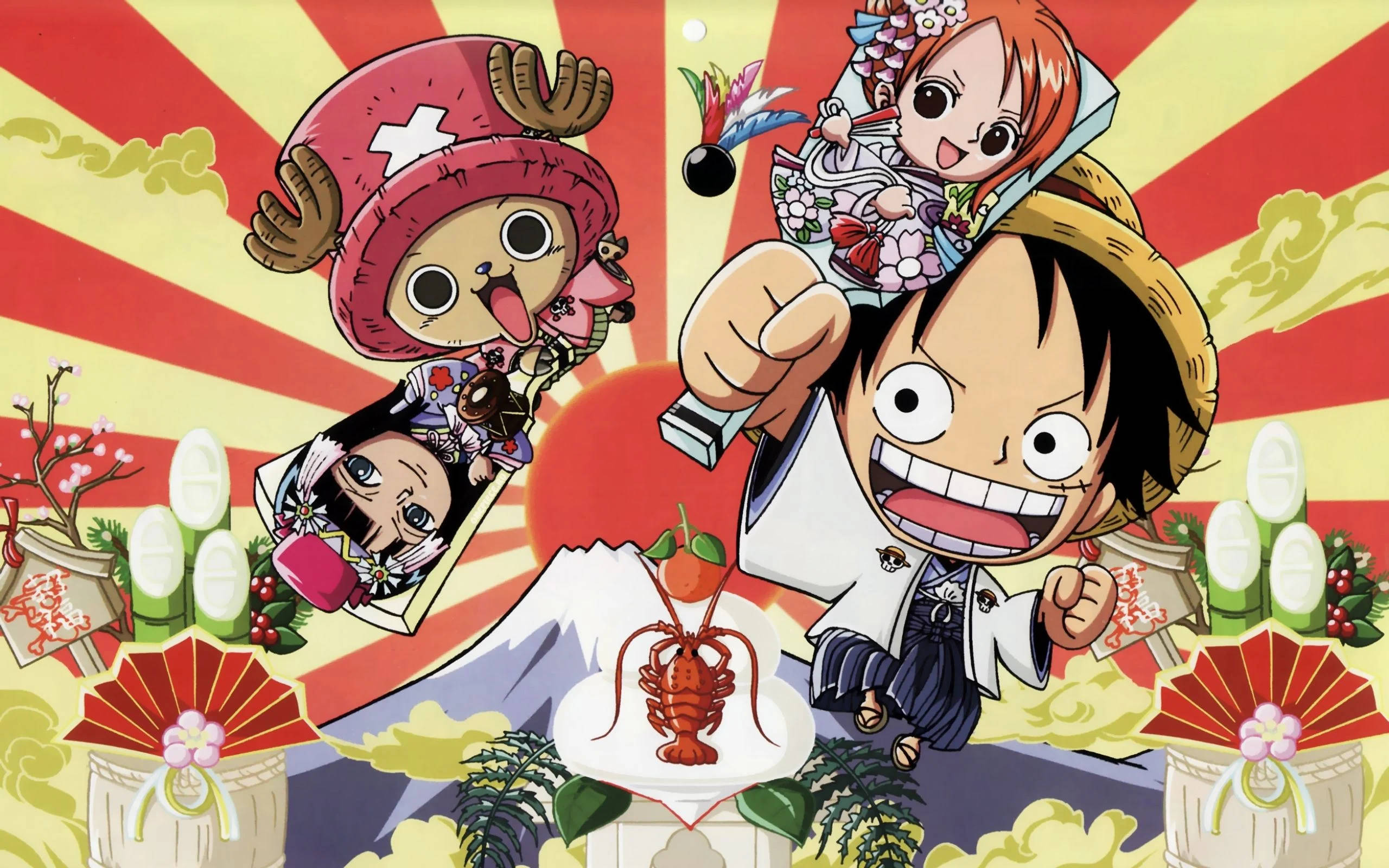 Komik Anime One Piece Sanat Eseri Duvar Kağıdı