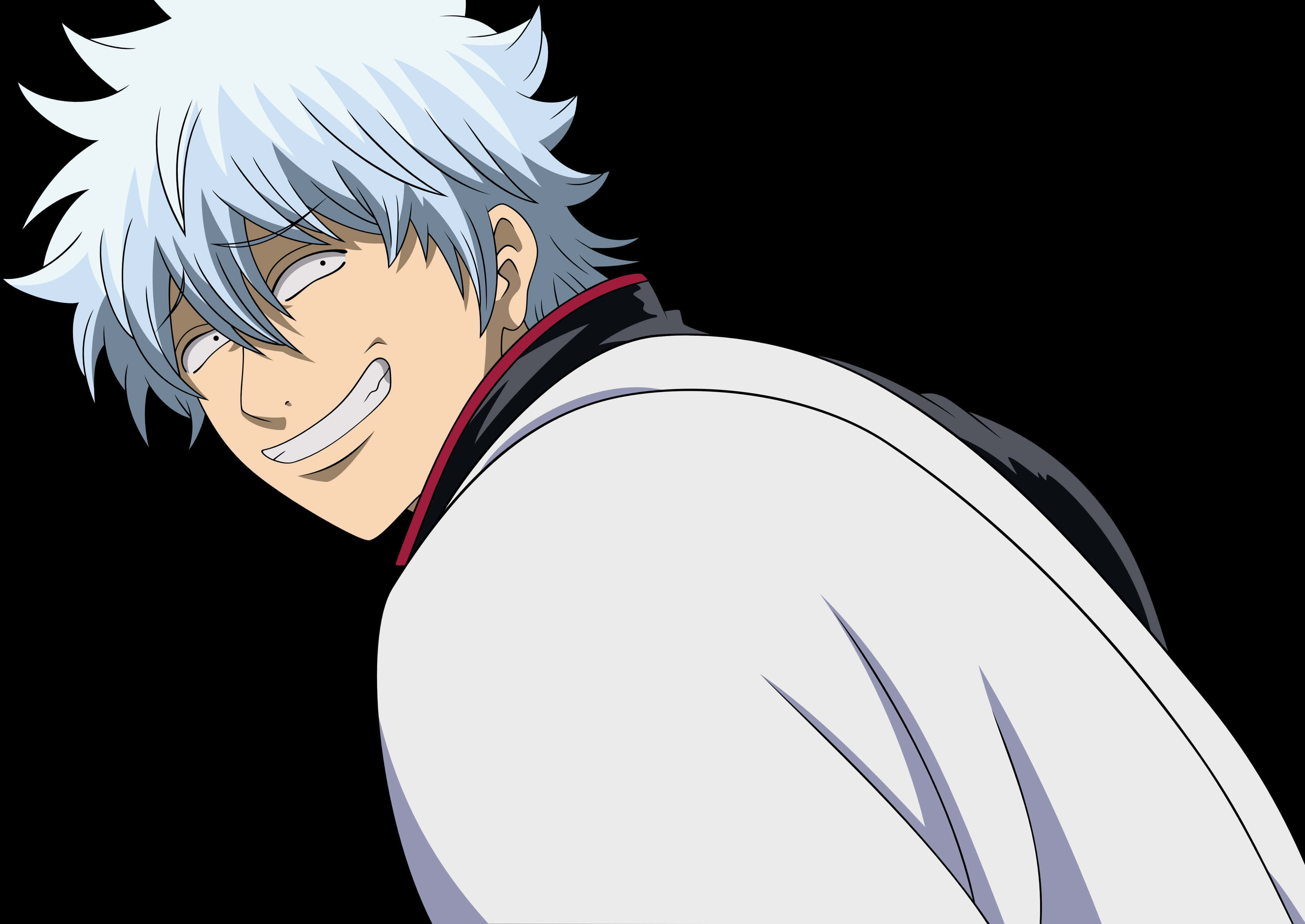 Komik Anime Profil Fotoğrafı Gintoki Sakata Duvar Kağıdı