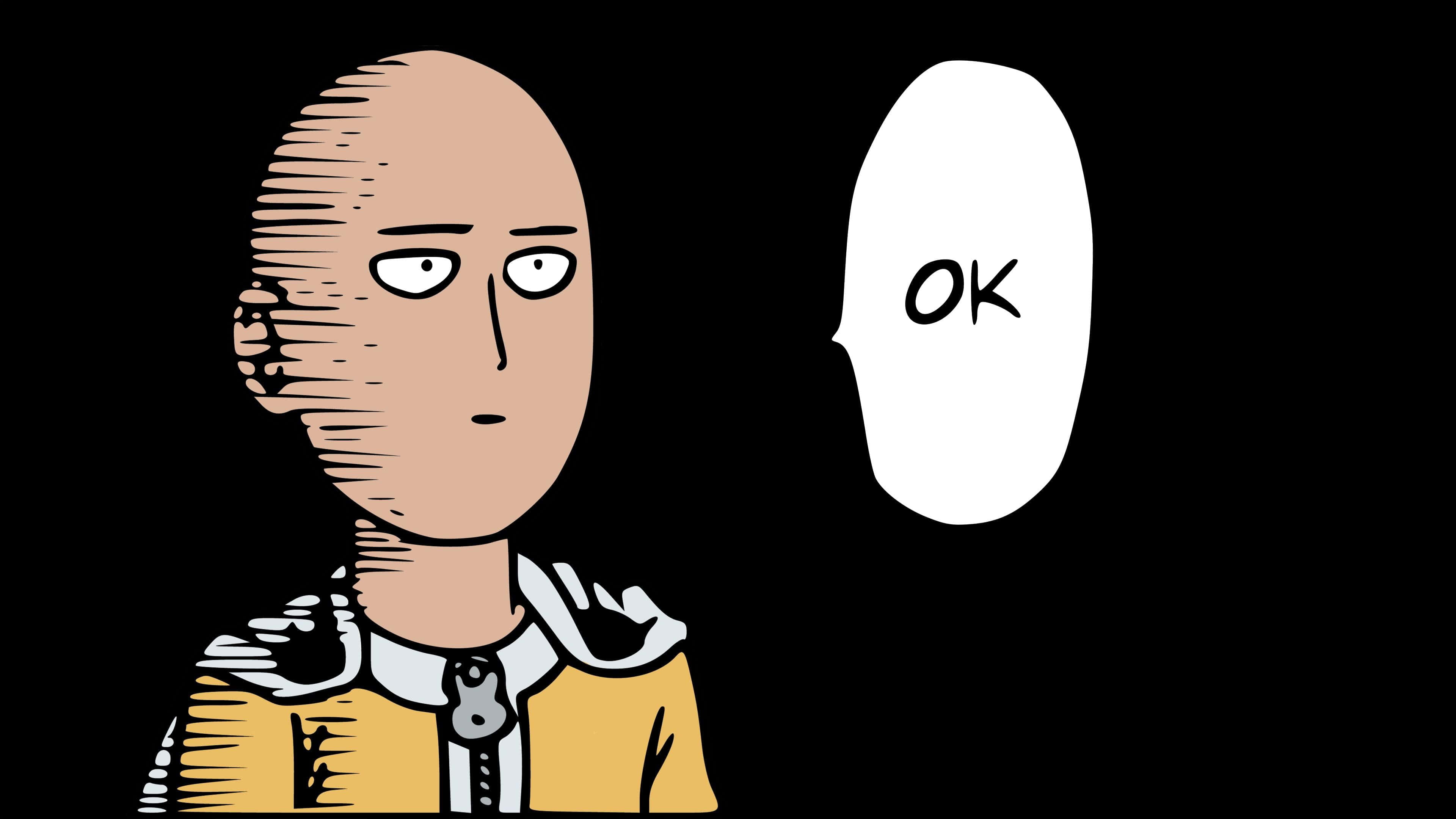 Komik Anime Profil Fotoğrafı Saitama Duvar Kağıdı