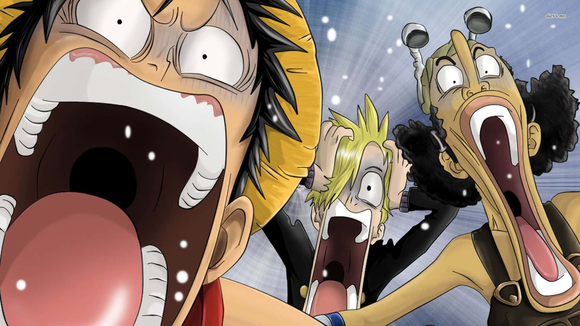 Komik Anime Üçlüsü Aksiyonda Duvar Kağıdı
