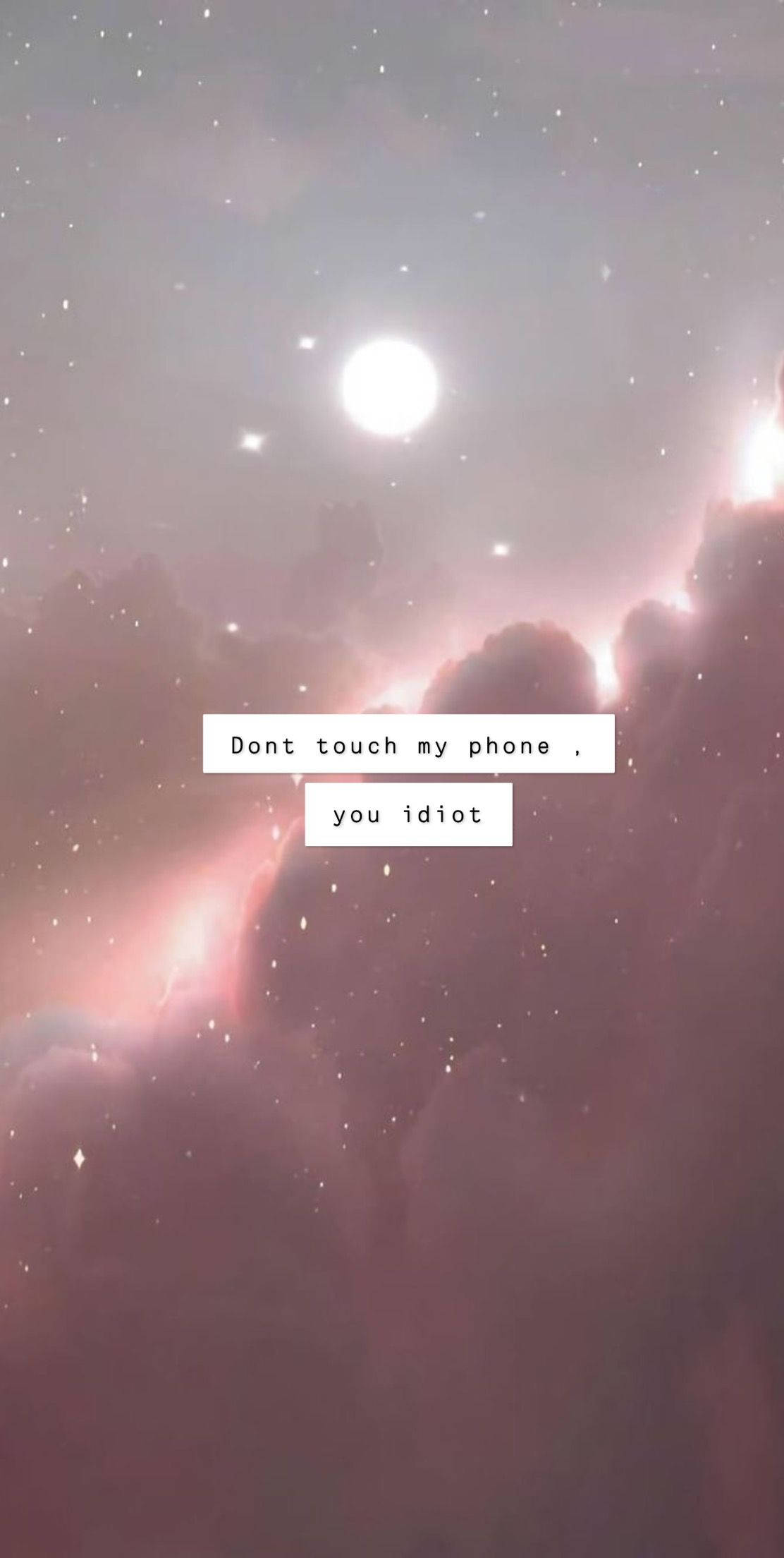 Komik Estetik Telefon Mesajı Duvar Kağıdı