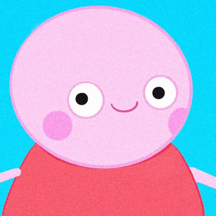 Komik Kulaksız Sevimli Peppa Pig Resimleri Duvar Kağıdı