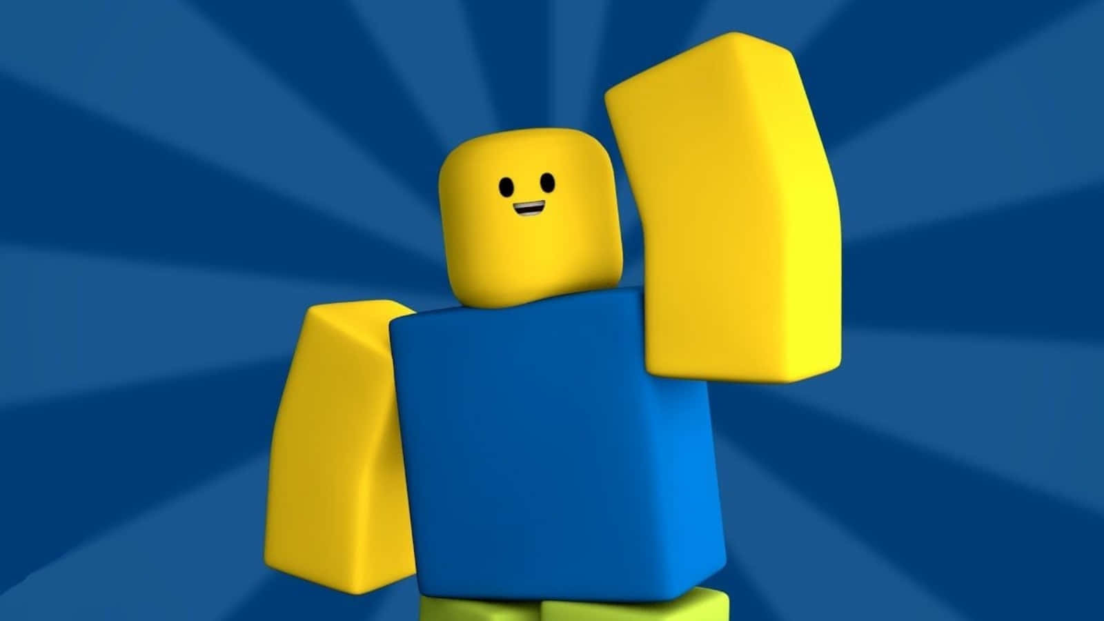 Komik Mavi Roblox Resmi Duvar Kağıdı