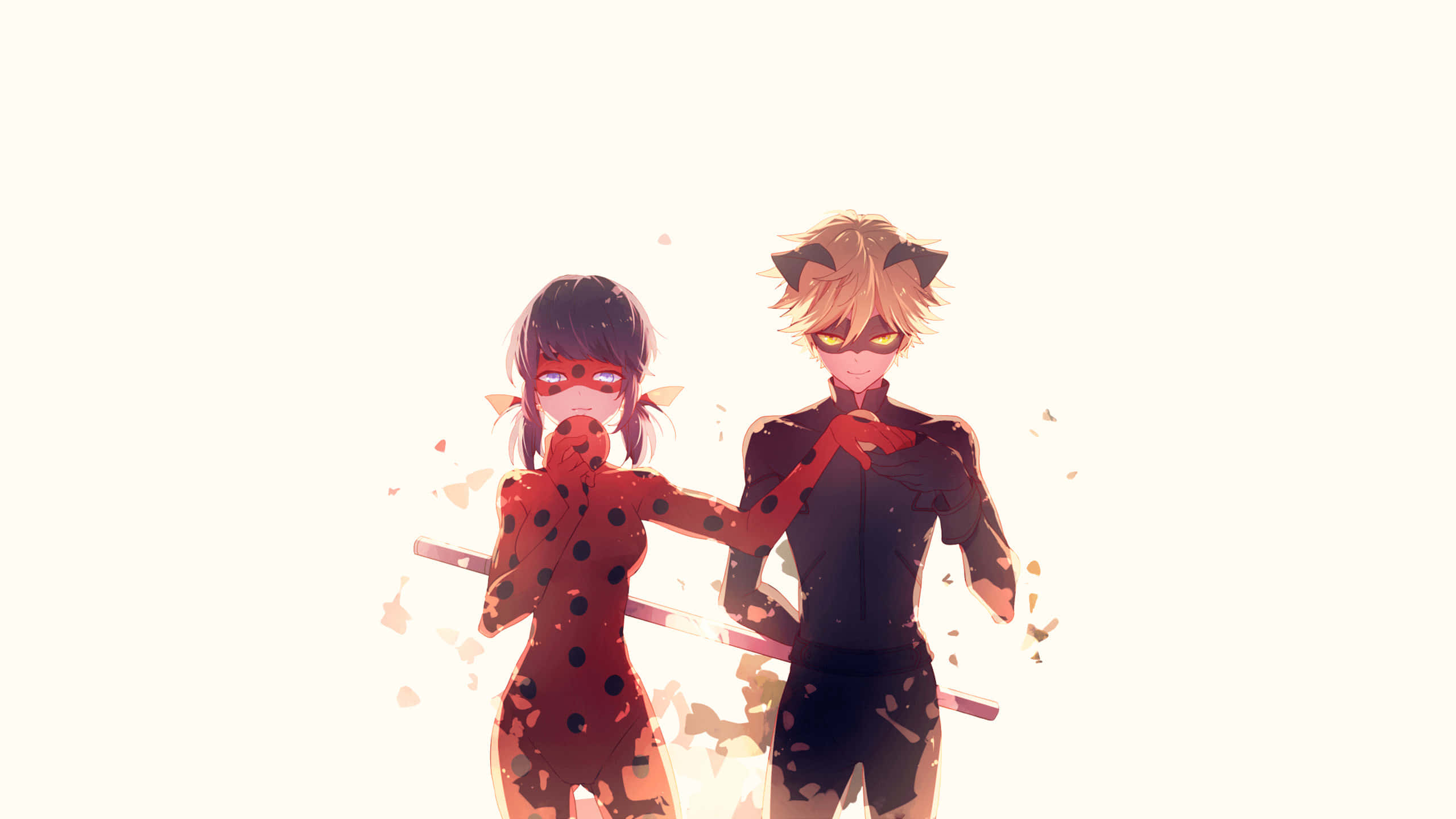 Komik Miraculous Ladybug Cat Noir Anime Estetik Görsel Duvar Kağıdı