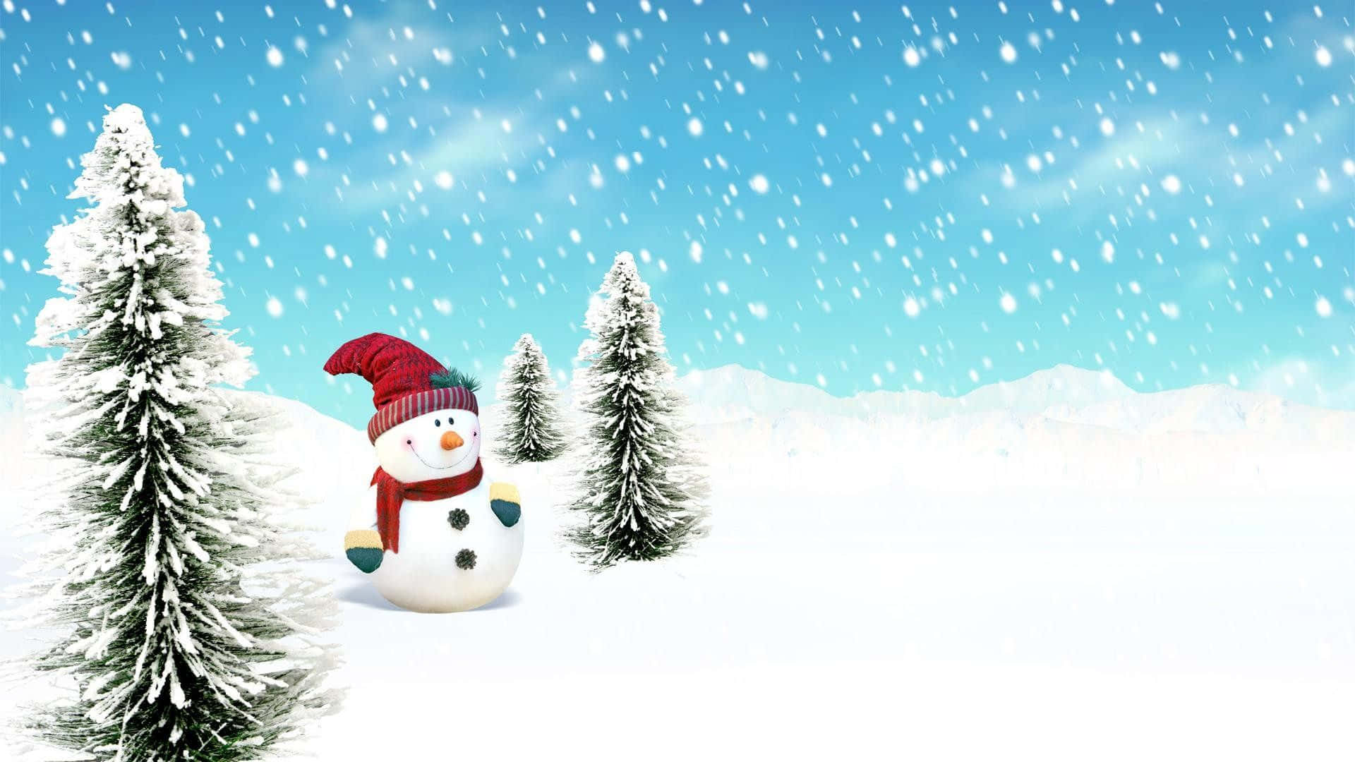 Komik Noel Baba Hediye Taşıyor Duvar Kağıdı