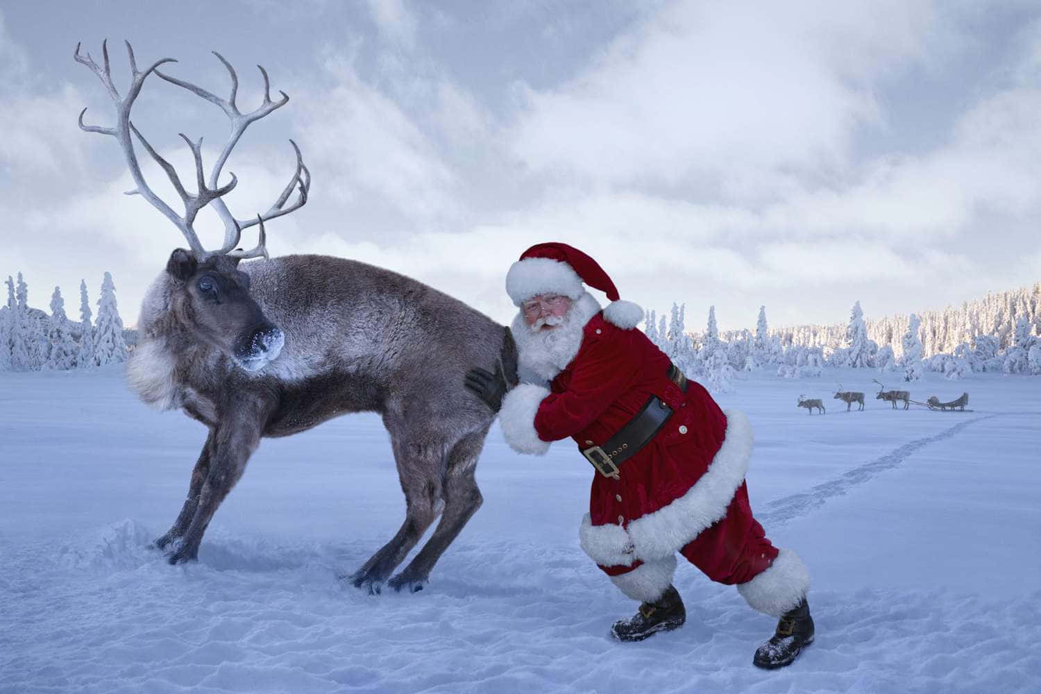 Komik Noel resimleri Duvar Kağıdı