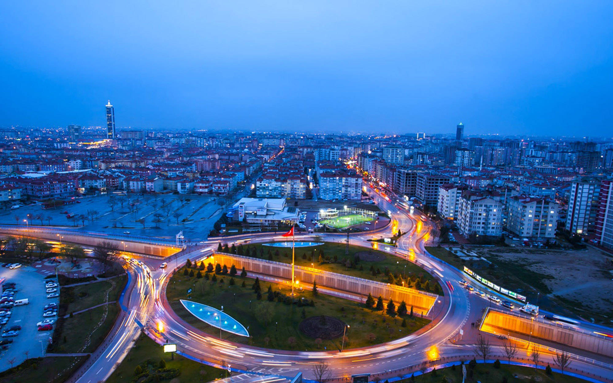 Konya Şehri Zaman Atlamalı Duvar Kağıdı
