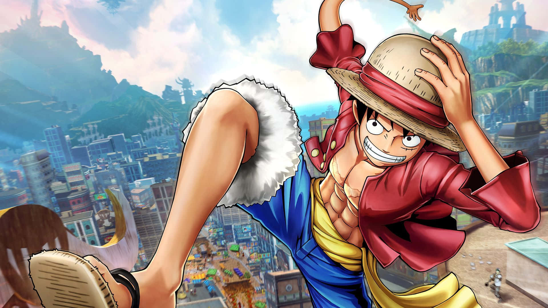 Korsan Kral Luffy Duvar Kağıdı