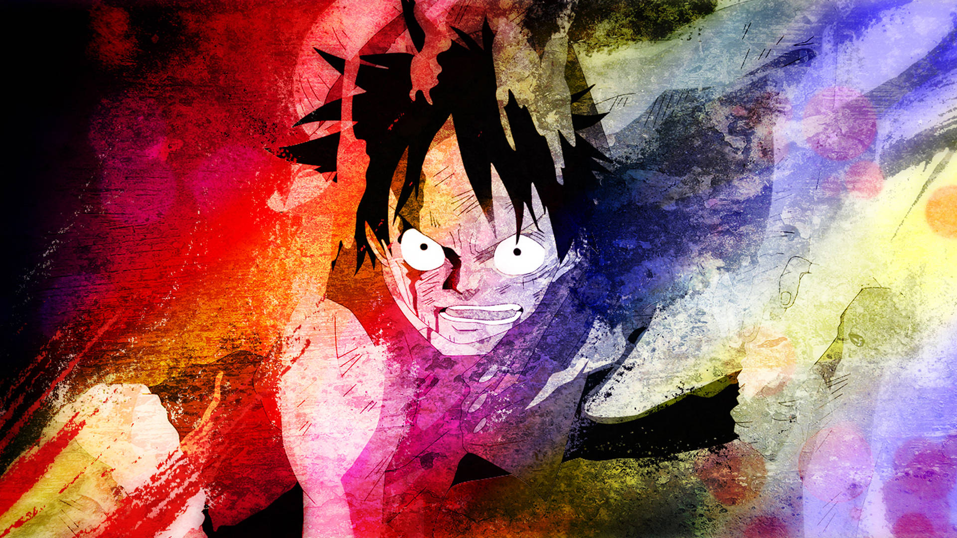 Korsan Kral Luffy Fan Sanatı Duvar Kağıdı
