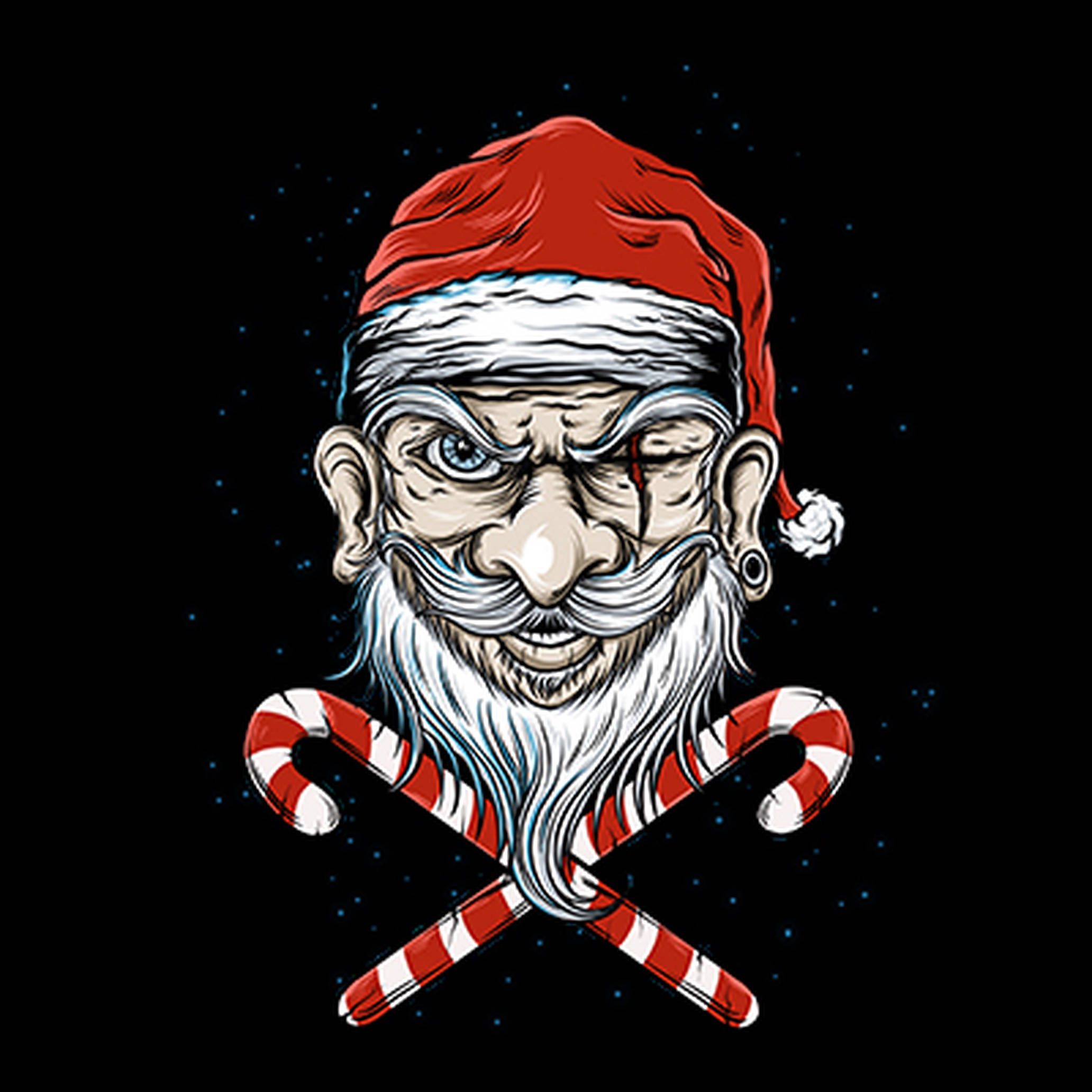 Kötü Korsan Noel Baba Duvar Kağıdı
