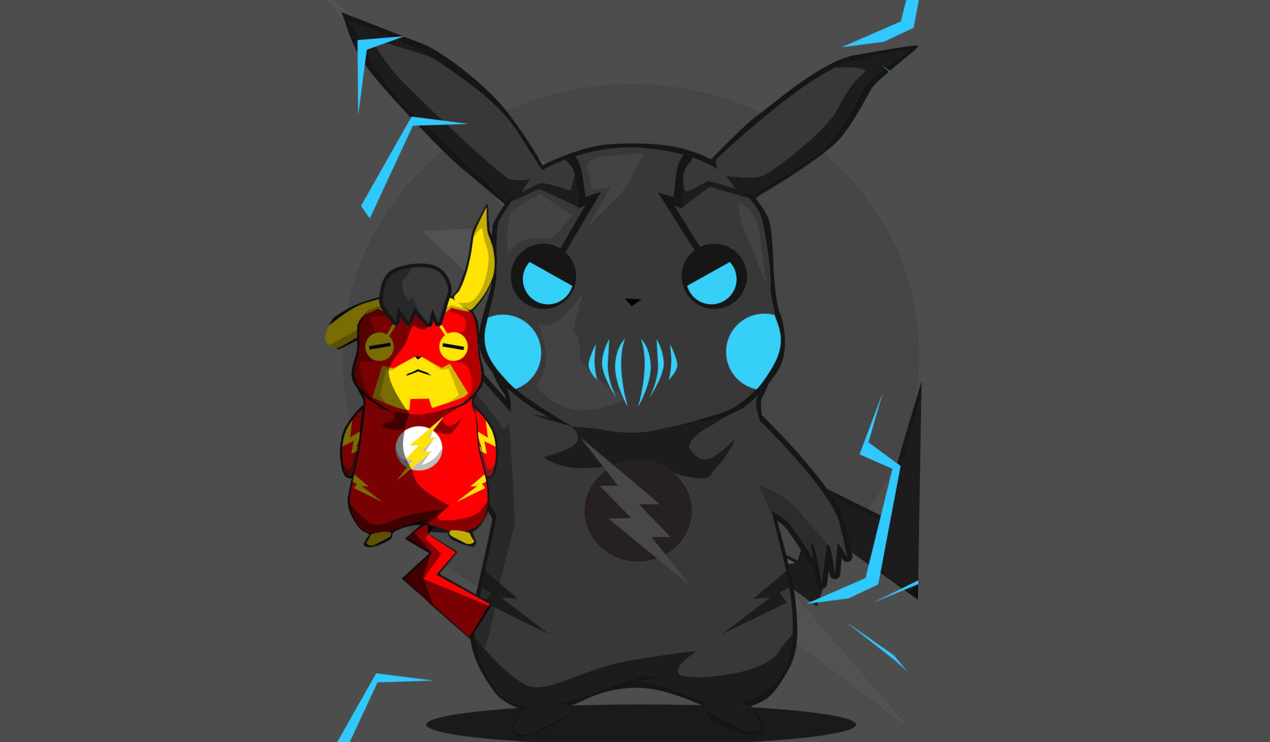 Kötü Pikachu 4K Duvar Kağıdı