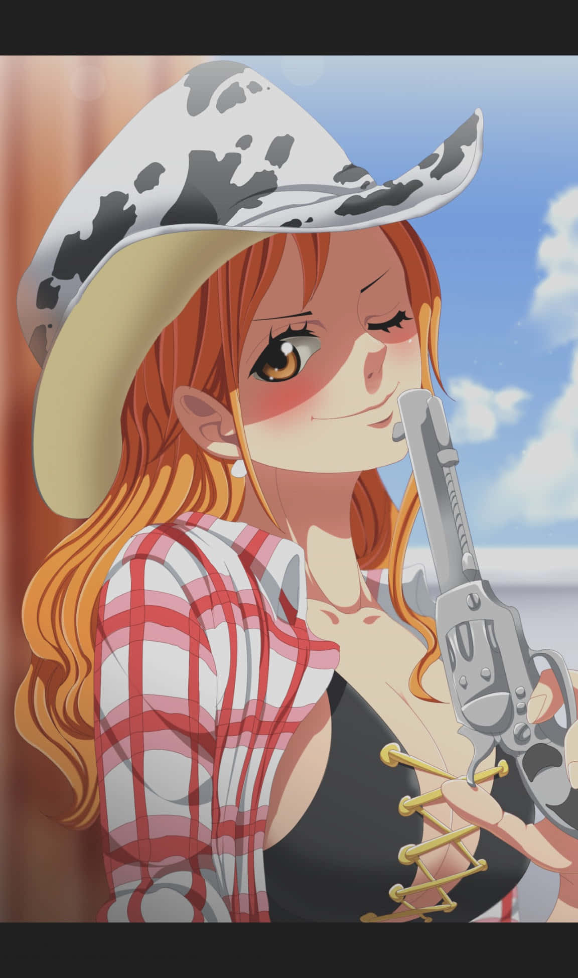 Kovboy Nami One Piece Anime Duvar Kağıdı