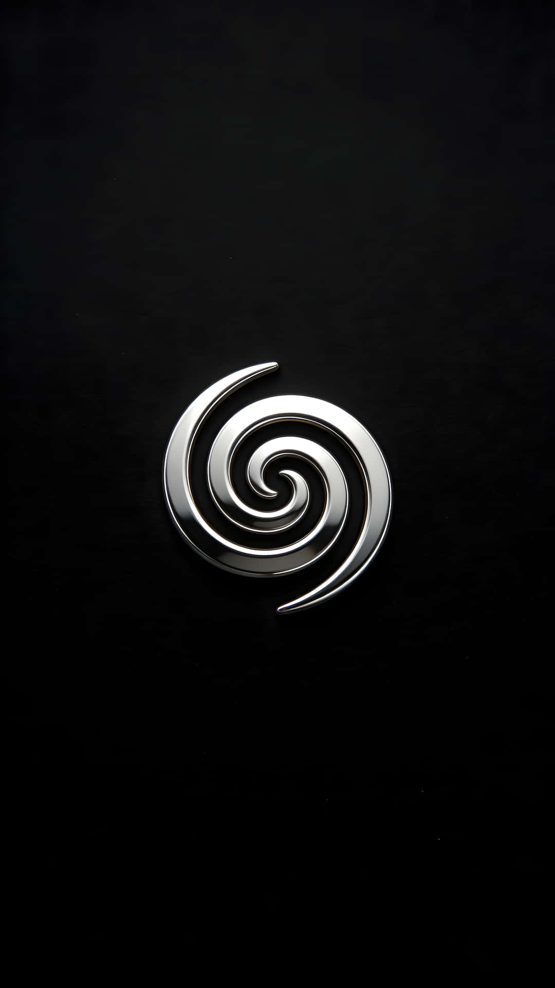 Fırçalanmış Metal, Metalik Spiral, Gümüş Spiral, Paslanmaz Çelik Dokusu, Metal Amblem, Minimalist Duvar Kağıdı, Koyu Arka Plan, Siyah Duvar Kağıdı, Şık Tasarım, Modern Teknoloji Estetiği, Premium Lüks, Tek Renk, Temiz Minimalizm, Spiral Desen, Döngü Tasarımı, Girdap Sanatı, Bobin Sembolü, Naruto, Konoha Sembolü, Gizli Yaprak Köyü
