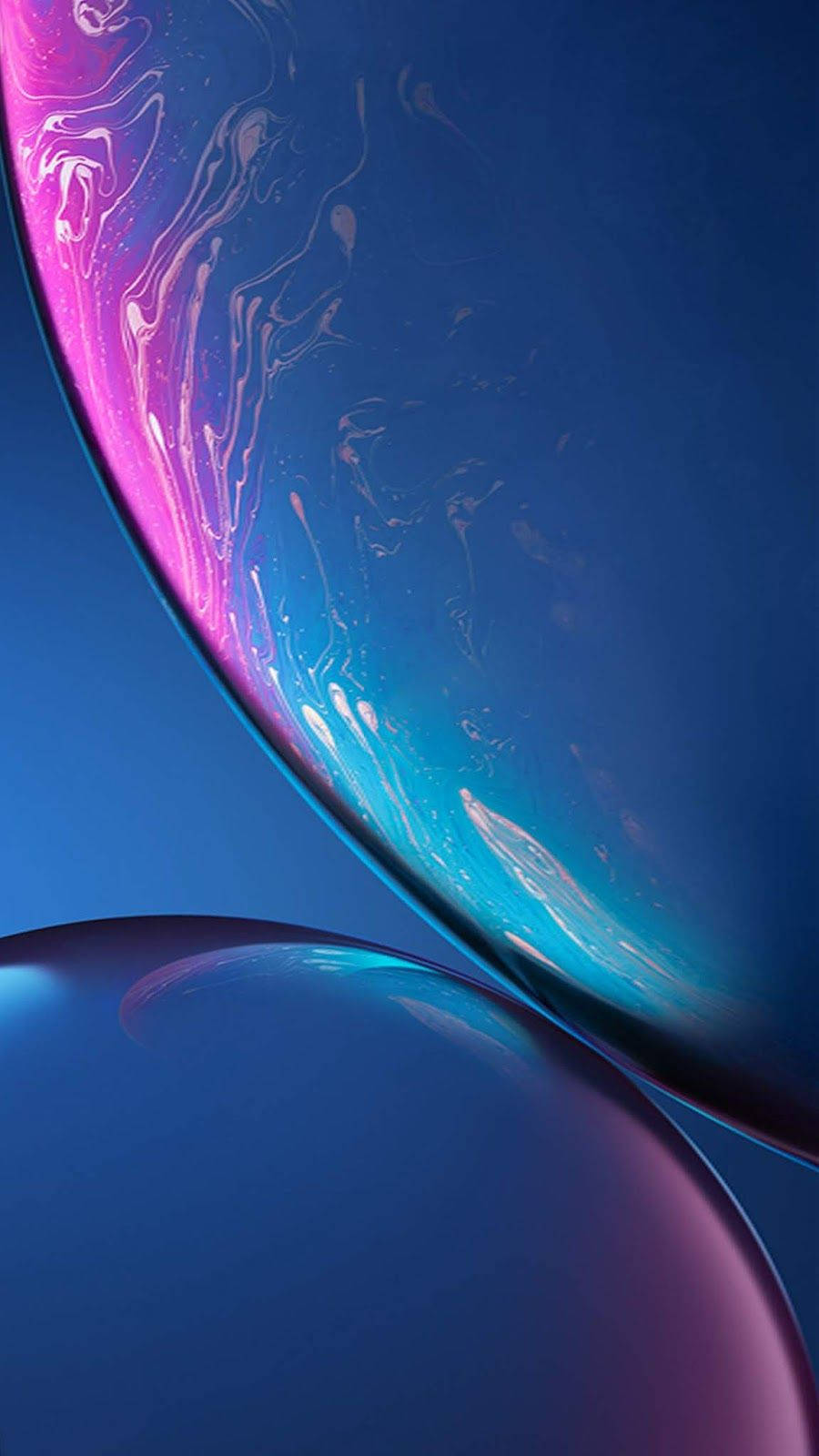 Koyu Mavi iPhone Kilit Ekranı Duvar Kağıdı