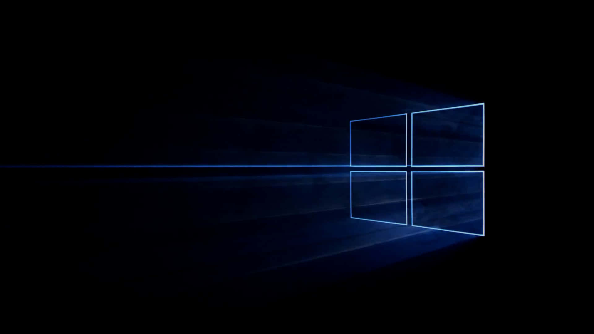 Koyu Mavi Windows 10 Arka Planı Duvar Kağıdı