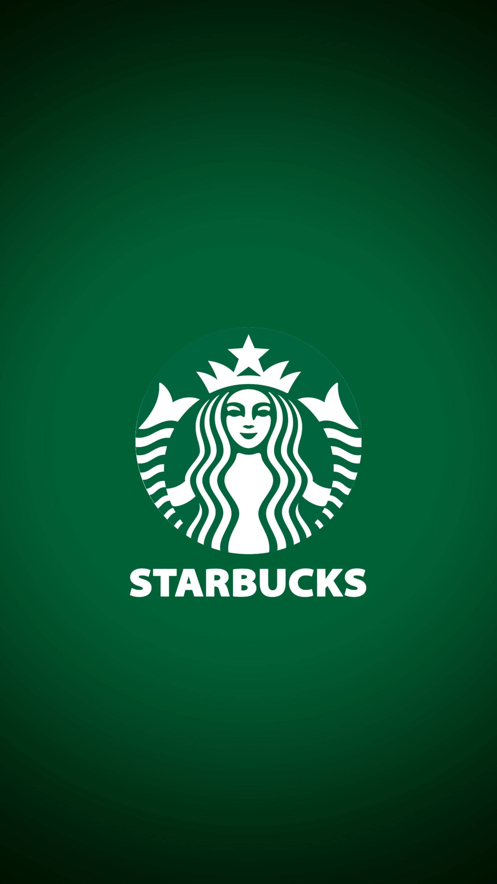 Koyu Yeşil Starbucks iPhone Duvar Kağıdı