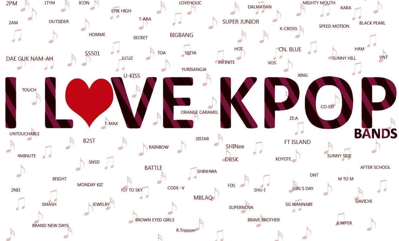 Kpop Grubu Sahne Performansı Duvar Kağıdı