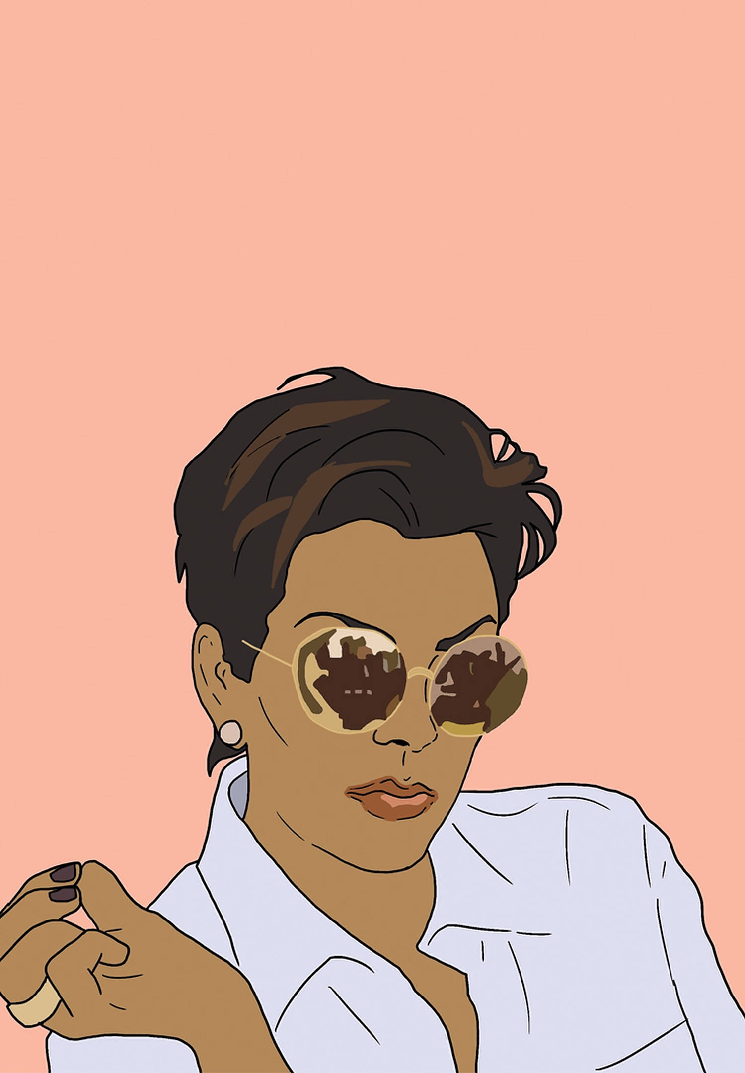 Kris Jenner Sanat Eseri Duvar Kağıdı