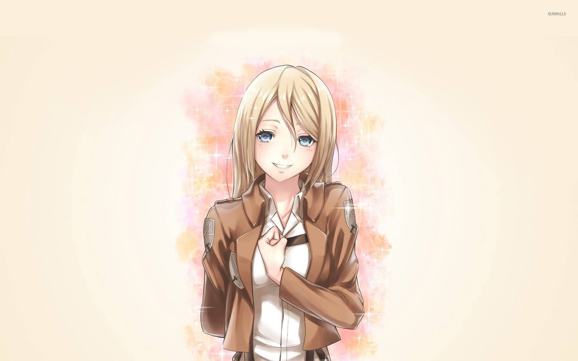 Krista Lenz, Attack On Titan'da Gücünü Gösteriyor Duvar Kağıdı