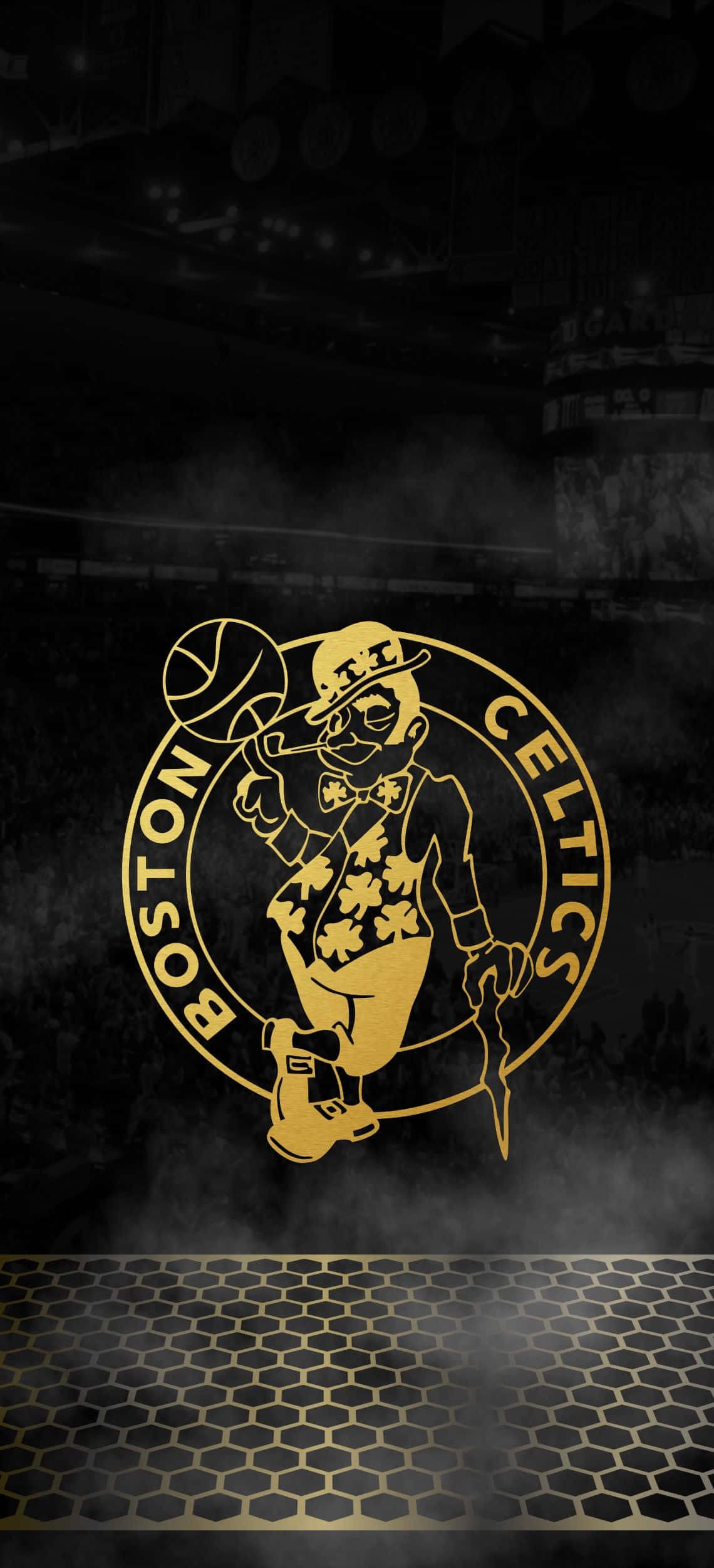 Kırmızı-Ateş! Boston Celtics Şehir Merkezine Sahip Çıkıyor Duvar Kağıdı
