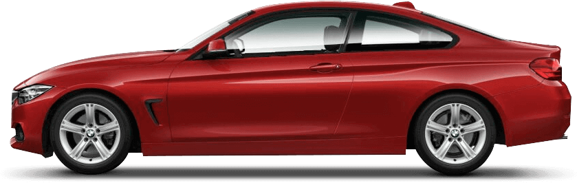 Kırmızı B M W 4 Serisi Coupe Yan Görünüm Duvar Kağıdı