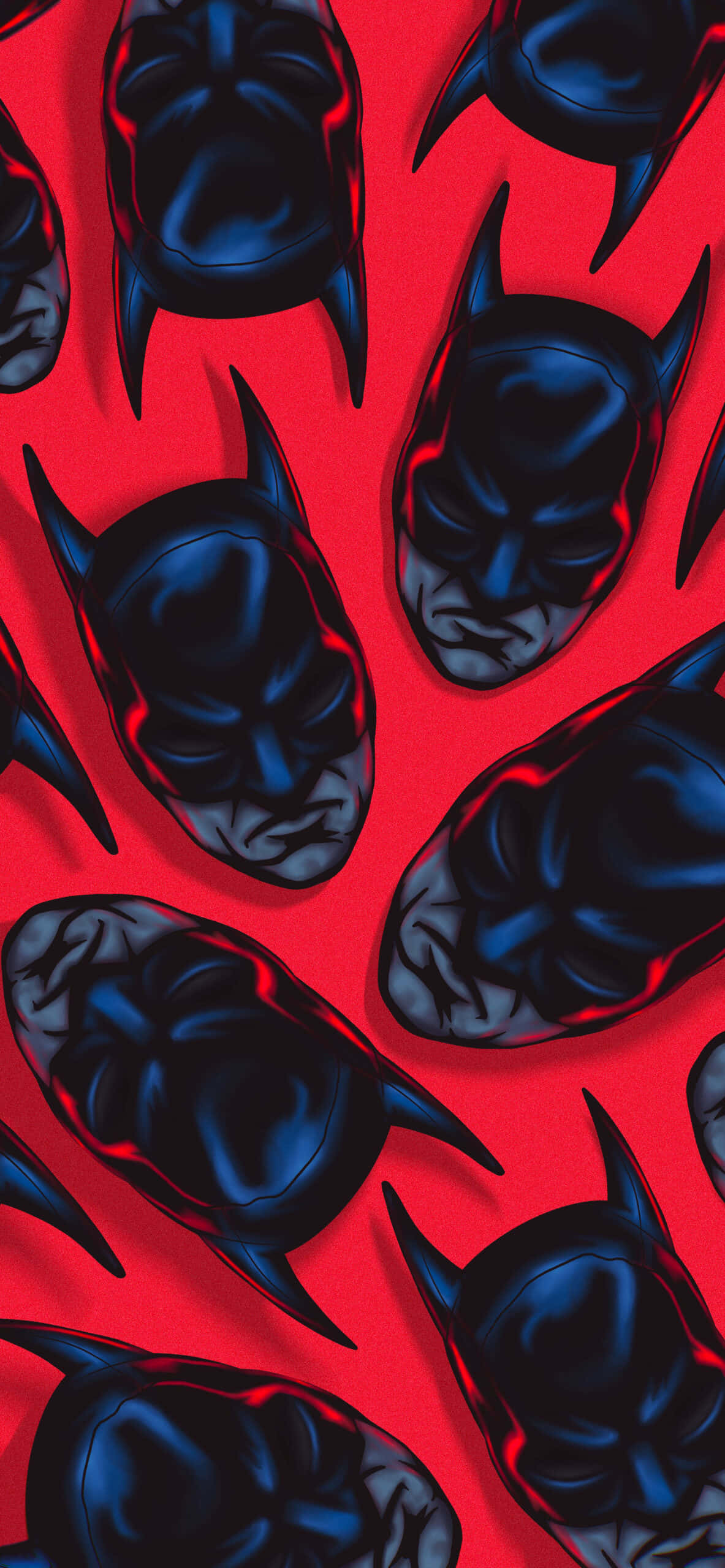 Kırmızı Batman Logosu - Gotham'ın Koruyucusuna Olan Sevginizi Gösterin Duvar Kağıdı