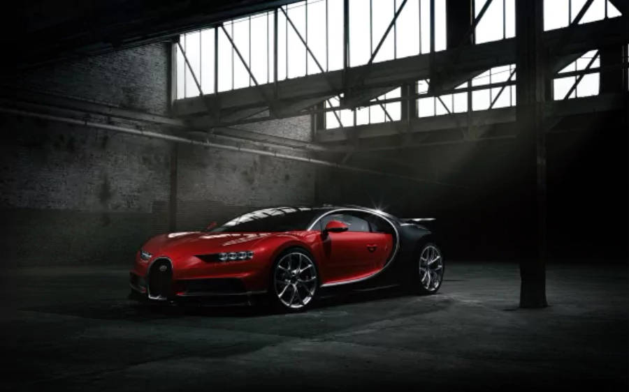 Kırmızı Bugatti Chiron 4K Duvar Kağıdı